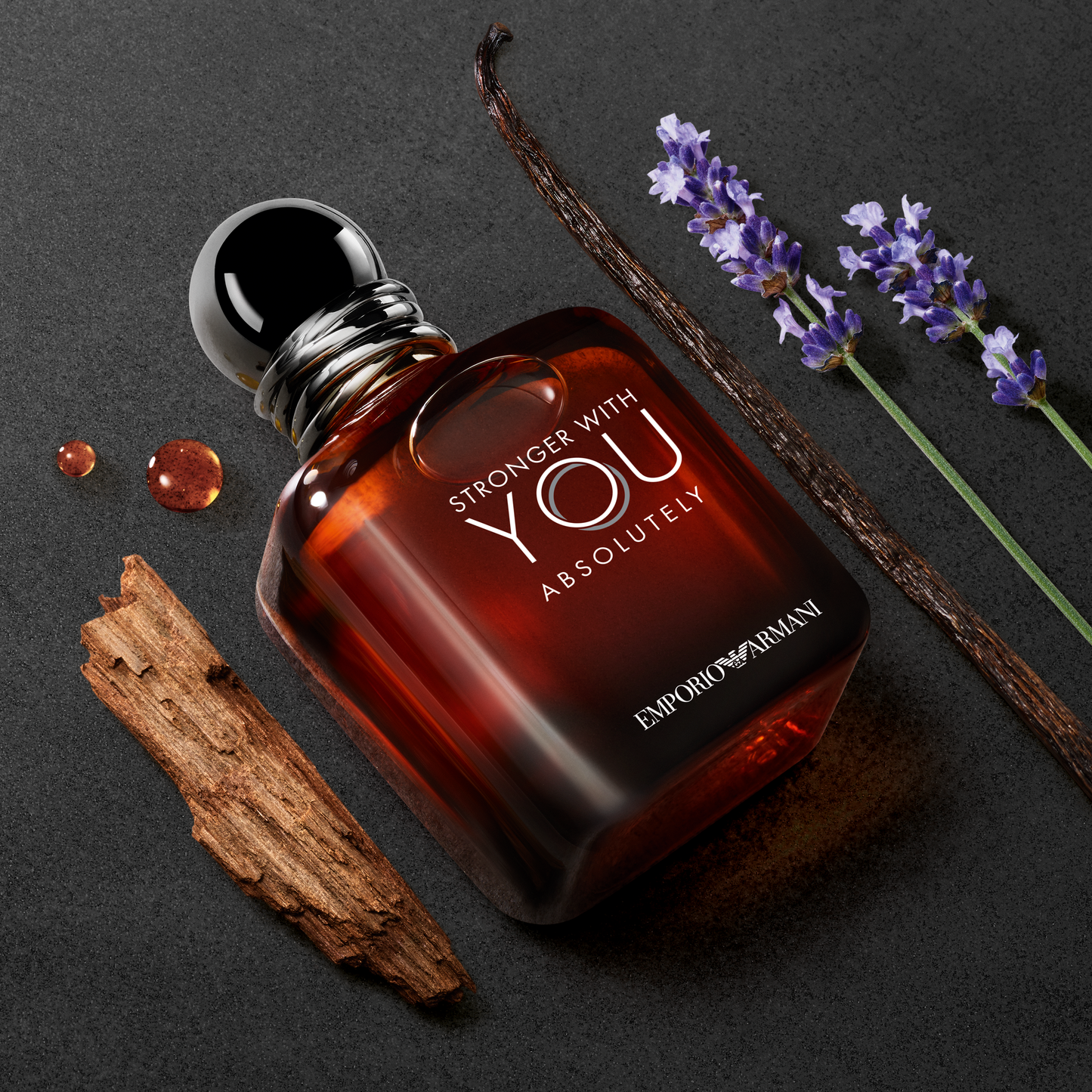 Parfum Homme Stronger With You Absolutely Boisé Ambré Rhum Vanille Cèdre